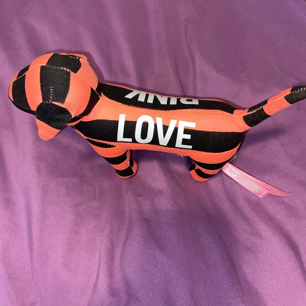 VS PINK Plush dog striped